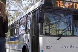 bus at bus stop